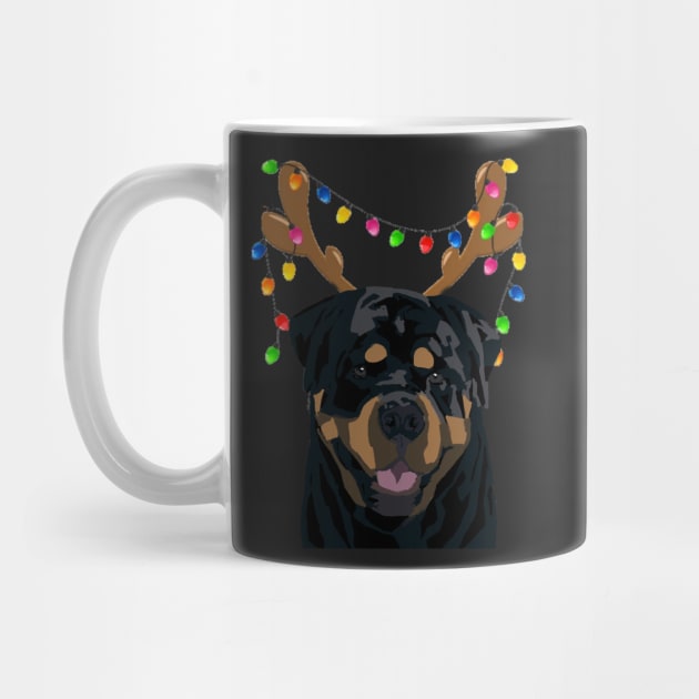 Rottweiler Christmas by Freedomink